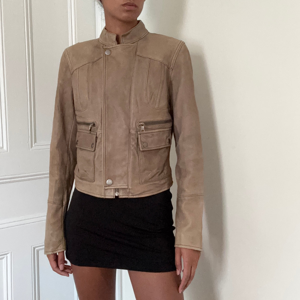 2000s Banana Republic Leather Jacket