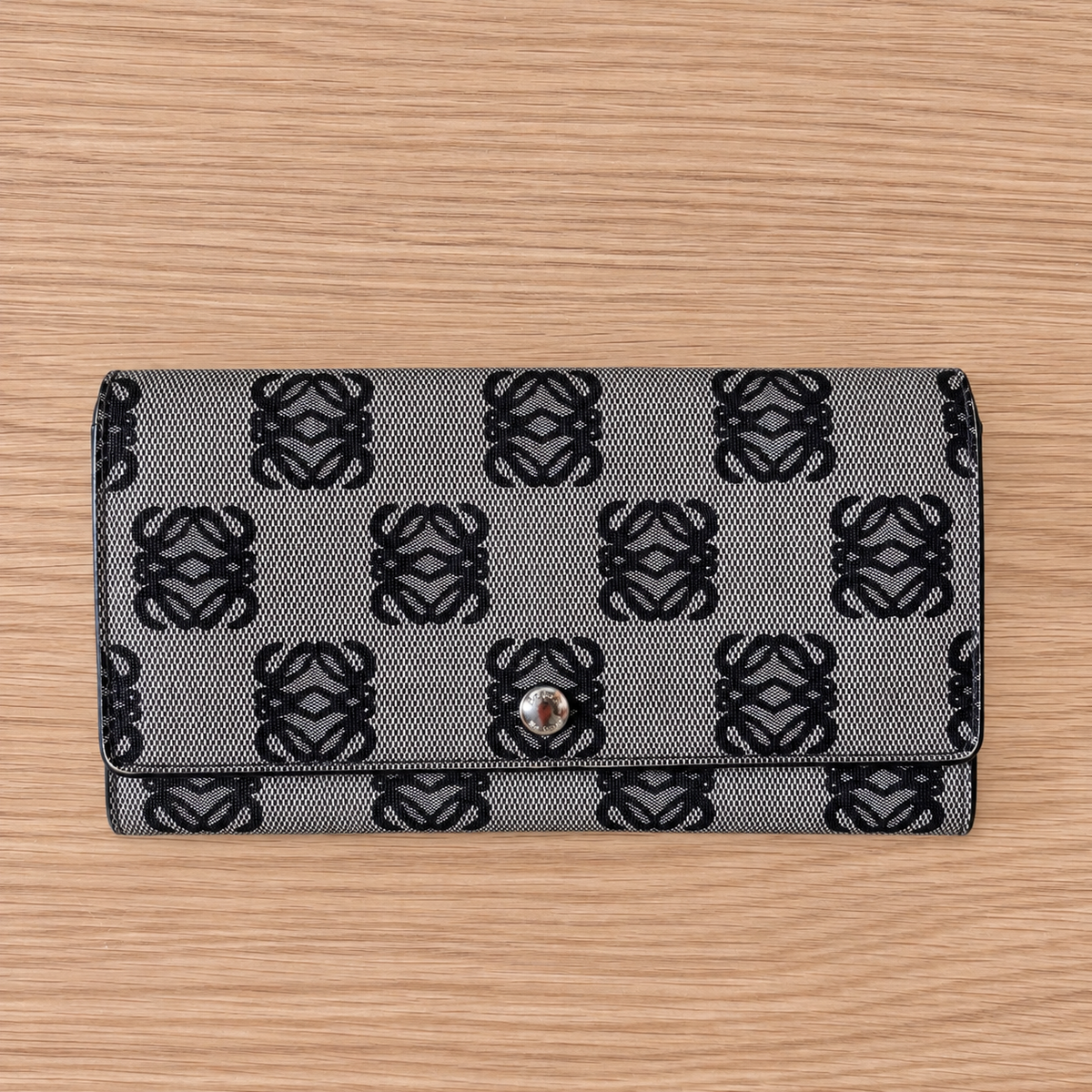 Loewe Anagram Canvas Continental Long