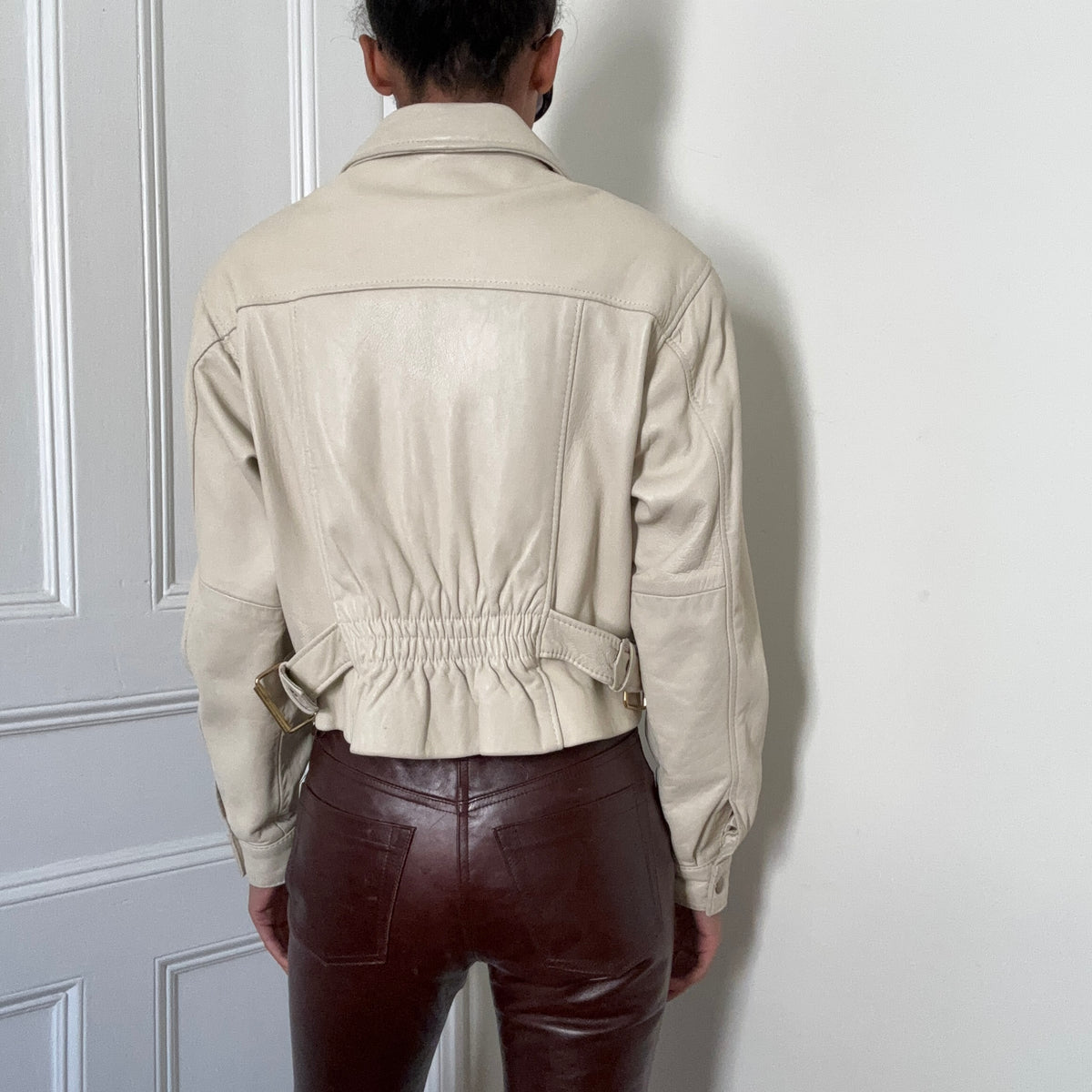 1990’s Cream Leather