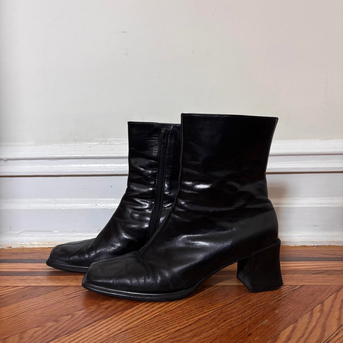 1990s Square Toe Boots