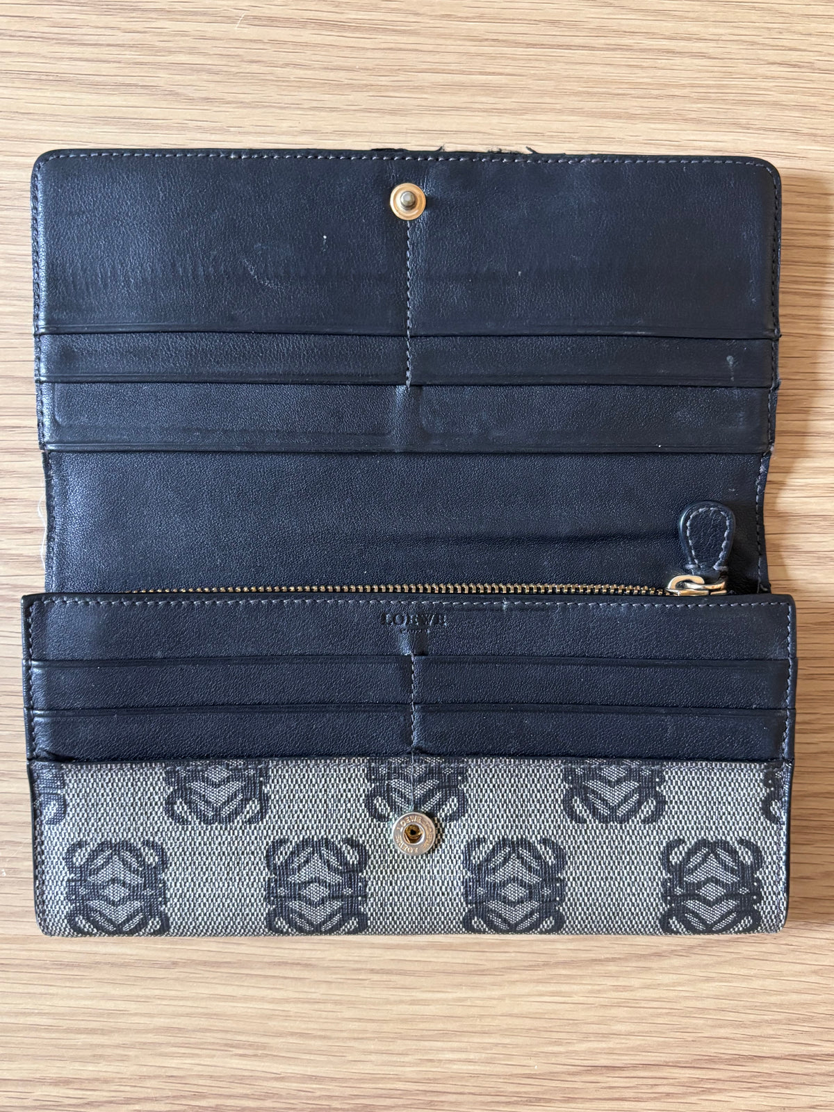 Loewe Anagram Canvas Continental Long