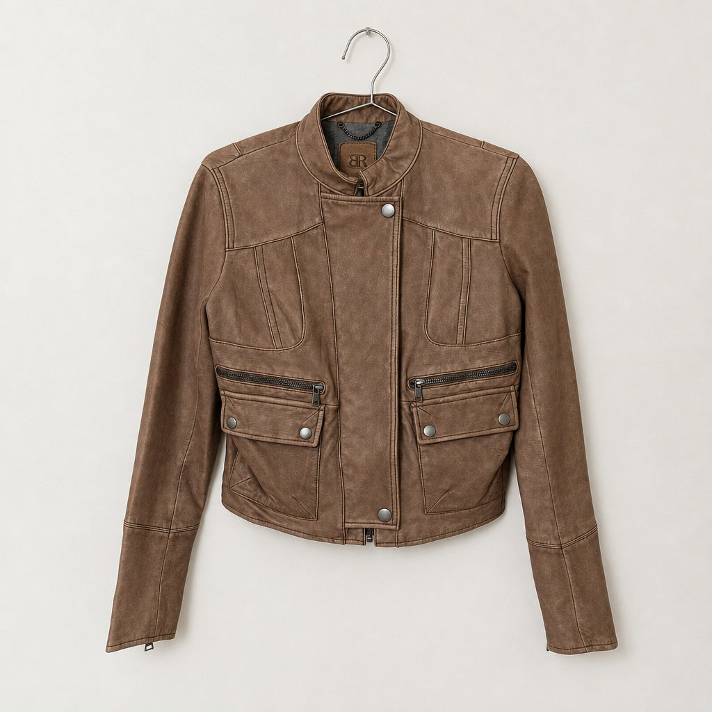2000s Banana Republic Leather Jacket